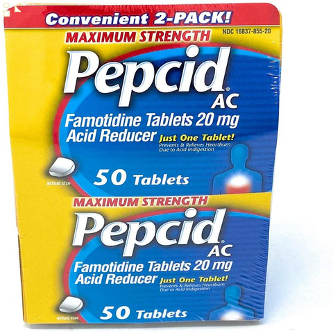 Pepcid AC Maximum Strength 20 Mg., 100 Tablets