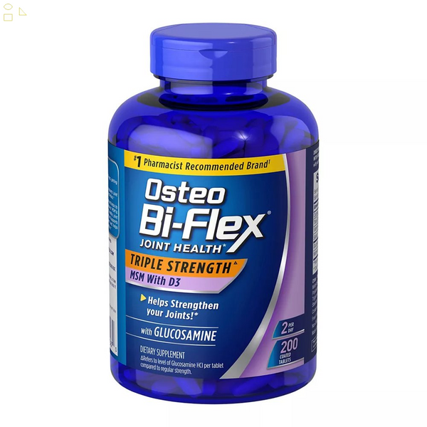 Osteo Bi-Flex Triple Strength  with MSM & D3 , 200 Tablets