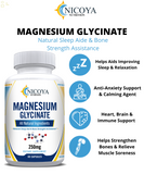 Magnesium Glycinate for Improved Sleep, Stress & Anxiety Relief