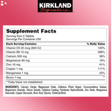 Kirkland Calcium Citrate, Magnesium and Zinc, 500 Tablets