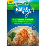 Hidden Valley Ranch Night Black Pepper Parmesan Premium Seasoning Mix, 1 Oz