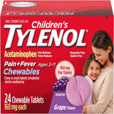 TYLENOL CHILDREN CHEWABLES GRAPE 24Tabs