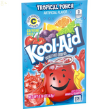 Pack Of 3 Kool-Aid Unsweetened Tropical Punch Artificially Flavored Powdered Drink Mix, 0.16 Oz. Packet