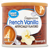 French Vanilla Cappuccino Coffee House Beverage Drink Mix, 16 Oz Canister