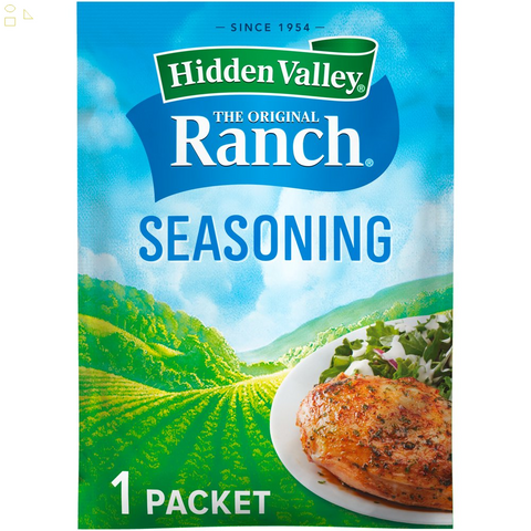 Hidden Valley Gluten Free Original Ranch Salad Dressing and Seasoning Mix, 1 Oz