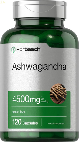 Ashwagandha Supplement 4500Mg | 120 Capsules | Maximum Strength | Gluten Free