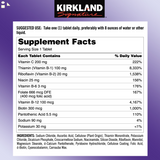 Kirkland Super B-Complex with Electrolytes, 500 Tablets