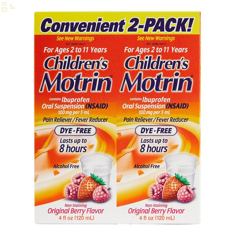 Children'S Motrin Oral Suspension (4 Oz., 2 Pk.)