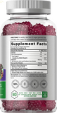 Sambucus Black Elderberry Gummies | 120 Count | with Zinc and Vitamin C | Vegan, Non-Gmo, Gluten Free Extract for Adults | Natural Berry Flavor