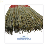 Boardwalk BWK926YEA 55.5 in. Yucca/Corn Fiber Bristle Parlor Broom - Natural