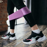 Resistance Bands for Butt, Legs, Thigh & Hip, Fabric Cloth Cloth Exercise Loop Bands Yoga, Pilates, Rehab, Fitness Strength Bands for Booty Set of 3 + 2 Jump Rope Skipping Workout