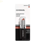 COVERGIRL Continuous Color Lipstick, 770 Bronzed Glow, 0.13 Oz, Moisturizing Lipstick, Long Lasting Lipstick, Extended Palette of Shades, Keeps Lips Soft