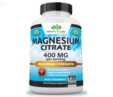 Magnesium Citrate 400Mg Elemental Magnesium 120 Tablets Vegan