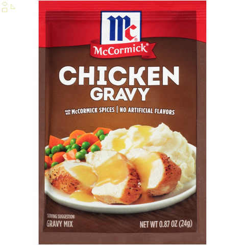 Mccormick Gravy Mix - Chicken, 0.87 Oz Gravies