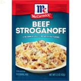 Pack of 12 Mccormick Beef Stroganoff Sauce Mix, 1.5 Oz