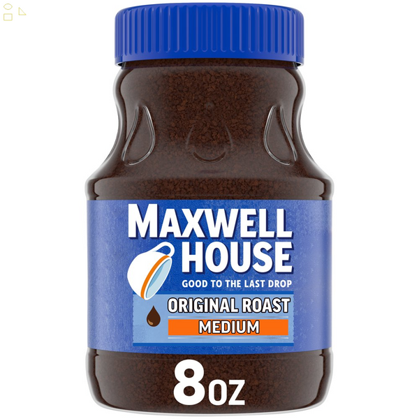 Maxwell House the Original Roast Instant Coffee, 8 Oz Jar