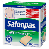 2 Pack Salonpas Pain Relieving Patch, 140 Patches each  | Pain Relief