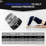 Resistance Bands for Butt, Legs, Thigh & Hip, Fabric Cloth Exercise Loop Bands Yoga, Pilates | Fitness Workout Strength Bands for Booty & Slim Body | Gym & home | Set of 3 