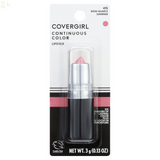 COVERGIRL Continuous Color Lipstick, 415 Rose Quartz, 0.13 Oz, Moisturizing Lipstick, Long Lasting Lipstick, Extended Palette of Shades, Keeps Lips Soft