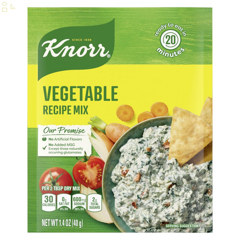 Knorr Soup Mix and Recipe Mix Vegetable 1.4 Oz