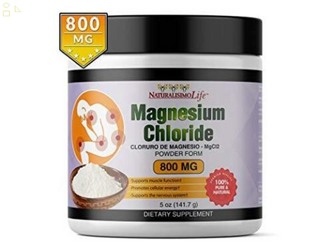 Cloruro De Magnesio Magnesium Chloride 5Oz (141.7G) 800Mg Scoop 177 Servings