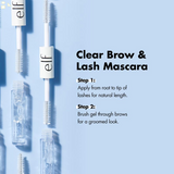 2 Pack e.l.f. Cosmetics Clear Brow & Lash Mascara, Crystal 0.08 Oz
