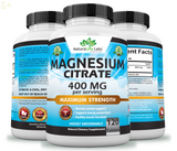 Magnesium Citrate 400Mg Elemental Magnesium 120 Tablets Vegan