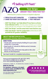 AZO Urinary Tract Infection Test Strips, Accurate Results in 2 Minutes, Clinically Tested, 3 Count