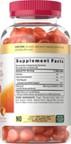 Vitamin D3 Gummies | 10,000 Iu | 180 Count | Vegetarian, Non-Gmo, and Gluten Free Formula | High Potency Vitamin D Supplement | Natural Peach Flavored Gummies