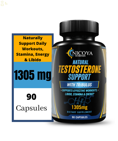 Men Performance Natural Testosterone Booster - Increase Energy, Muscle Growth, Strength