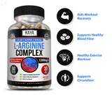 Nitric Oxide No3 Testosterone Booster Libido ED Support L-Arginine Vasodilator