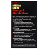 2 Pack GNC Mega Men Energy & Metabolism Multivitamins (180 Ct.) each