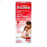 Children's Tylenol Dye-Free Pain + Fever Medicine, Acetaminophen Ages 2-11 , Cherry, 4 Fl. Oz