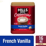 Hills Bros. Instant Cappuccino Mix, French Vanilla, 16 Oz (Pack of 1)