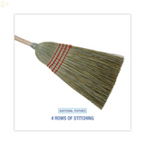 Boardwalk BWK926CEA 55 in. Corn Fiber Bristle Parlor Broom - Natural
