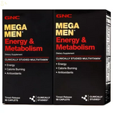 2 Pack GNC Mega Men Energy & Metabolism Multivitamins (180 Ct.) each