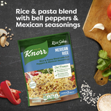 Knorr Rice Sides Mexican Rice, Cooks in 7 Minutes No Artificial Flavors, No Preservatives, No Added MSG 5.4 Oz