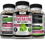 Resveratrol Supplement Anti-Antioxidants, Brain Support, Radiant Skin