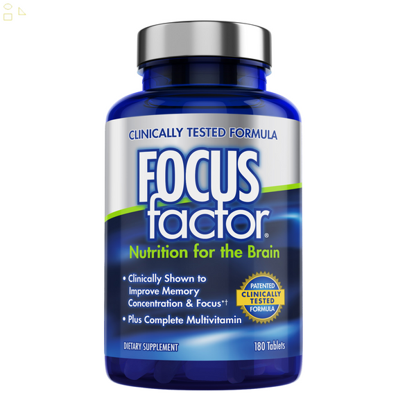 Focusfactor Nutrition for the Brain Dietary Supplement, 180 Tablets
