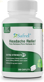 Extra Strength Headache Pain Relief (300 Caplets) | Head Pain Relief, Muscle Aches, Back Pain & Body | Compare To Excedrin Active Ingredients