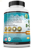 Vitamin B Complex with Vitamin C and Folic Acid - All B Vitamins 100 Veggie Caps