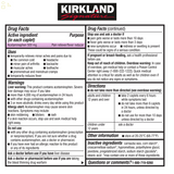 Kirkland Extra Strength Acetaminophen 500 Mg., 1,000 Caplets | Compare To Tylenol Extra Strength Active Ingredients