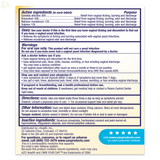 AZO Yeast plus Dual Relief Homeopathic Tablets, Yeast and Vaginal Infection Symptom Relief, 60 Tablets | Itching, Burning, Odor and Discharge Relief