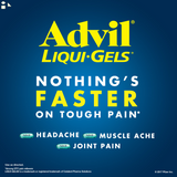 2 Pack Advil Liqui-Gels Ibuprofen 200 Mg. Pain Reliever And Fever Reducer, 240 Capsules each