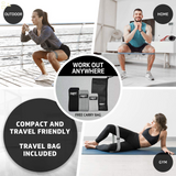 Resistance Bands for Butt, Legs, Thigh & Hip, Fabric Cloth Exercise Loop Bands Yoga, Pilates | Fitness Workout Strength Bands for Booty & Slim Body | Gym & home | Set of 3 