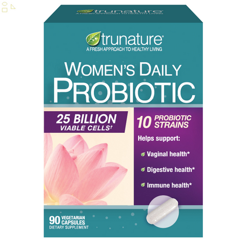 Trunature Women'S Daily Probiotic, 90 Vegetarian Capsules, 10 Strains, 25 Billion Viable Cells | Offer ToGo