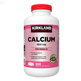 Kirkland Calcium 600 Mg. with Vitamin D3, 500 Tablets
