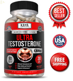 Natural Testosterone Booster - Energy, Muscle Strength & Growth