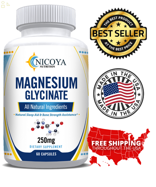 Magnesium Glycinate for Improved Sleep, Stress & Anxiety Relief