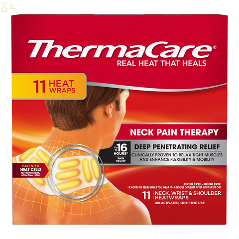 Thermacare Neck, Wrist & Shoulder, 11 Heatwraps Air-Activated